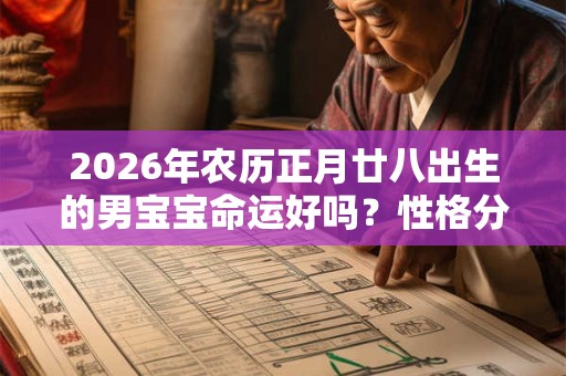 2026年农历正月廿八出生的男宝宝命运好吗?性格分析 2026年农历正月廿八出生的男宝宝命运好吗?性格分析