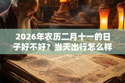 2026年农历二月十一的日子好不好？当天出行怎么样？