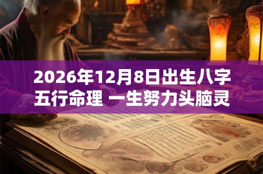 2026年12月8日出生八字五行命理 一生努力头脑灵活 2026年12月8日出生八字五行命理 一生努力头脑灵活
