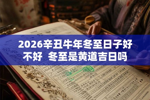 2026辛丑牛年冬至日子好不好  冬至是黄道吉日吗