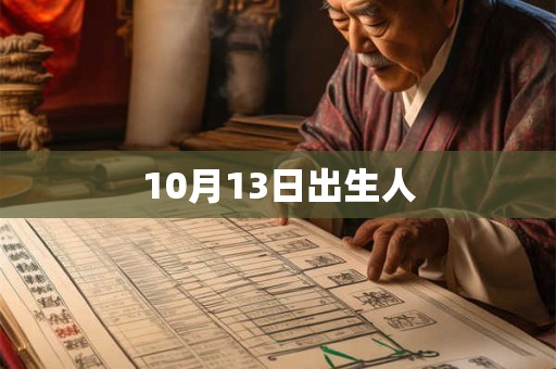 10月13日出生人