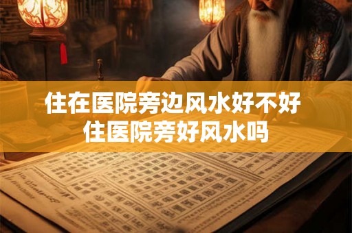 住在医院旁边风水好不好 住医院旁好风水吗