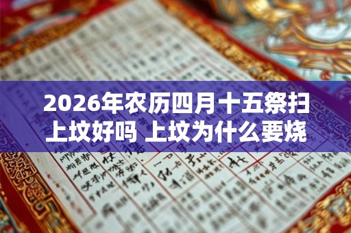 2026年农历四月十五祭扫上坟好吗 上坟为什么要烧纸