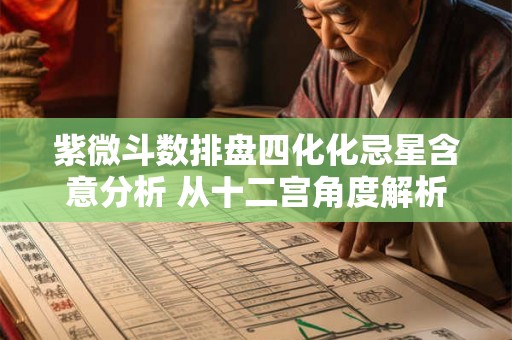 紫微斗数排盘四化化忌星含意分析 从十二宫角度解析忌星含义