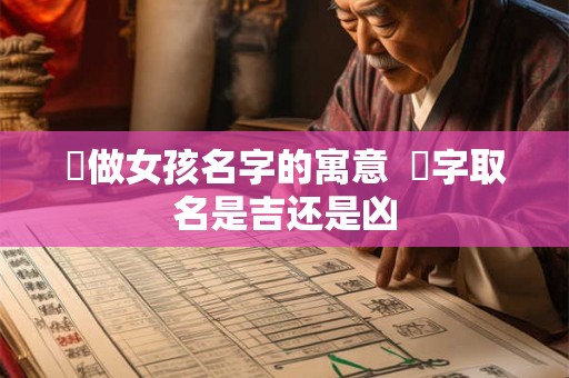 莯做女孩名字的寓意  莯字取名是吉还是凶
