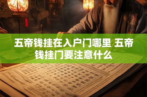 五帝钱挂在入户门哪里 五帝钱挂门要注意什么