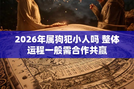 2026年属狗犯小人吗 整体运程一般需合作共赢
