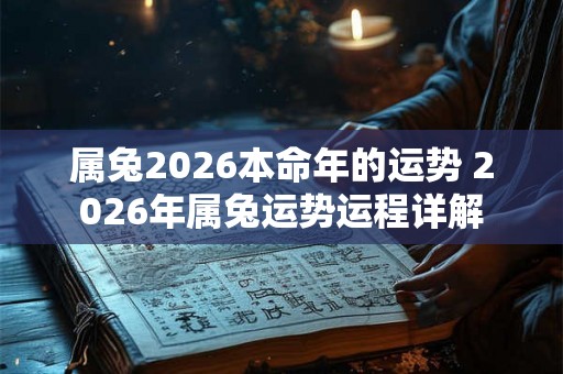 属兔2026本命年的运势 2026年属兔运势运程详解