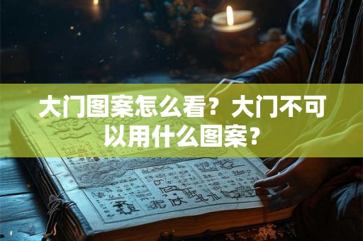 大门图案怎么看？大门不可以用什么图案？