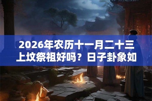 2026年农历十一月二十三上坟祭祖好吗？日子卦象如何？