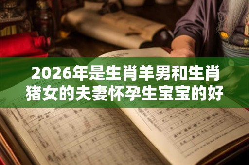 2026年是生肖羊男和生肖猪女的夫妻怀孕生宝宝的好年份吗
