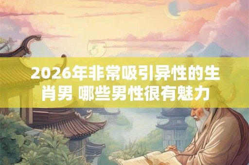 2026年非常吸引异性的生肖男 哪些男性很有魅力