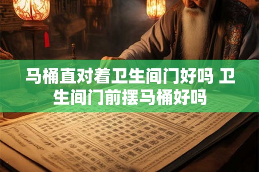 马桶直对着卫生间门好吗 卫生间门前摆马桶好吗 马桶直对着卫生间门好吗 卫生间门前摆马桶好吗