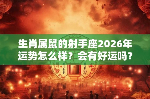 生肖属鼠的射手座2026年运势怎么样？会有好运吗？