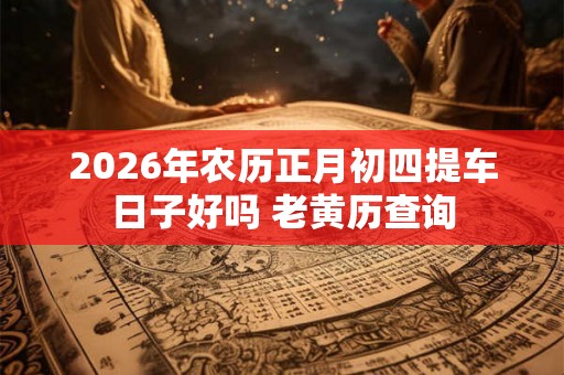2026年农历正月初四提车日子好吗 老黄历查询