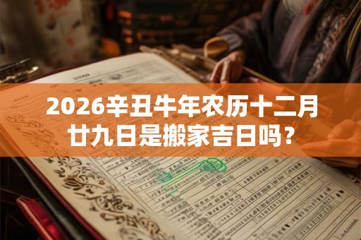 2026辛丑牛年农历十二月廿九日是搬家吉日吗？