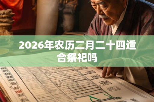 2026年农历二月二十四适合祭祀吗