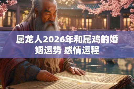 属龙人2026年和属鸡的婚姻运势 感情运程