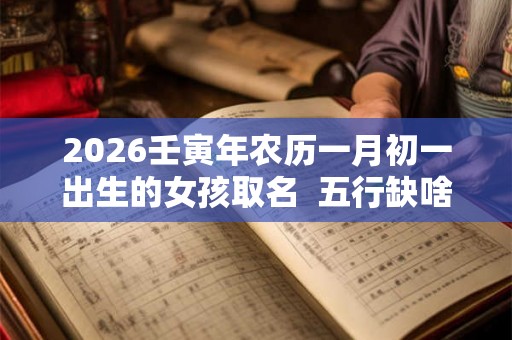 2026壬寅年农历一月初一出生的女孩取名  五行缺啥