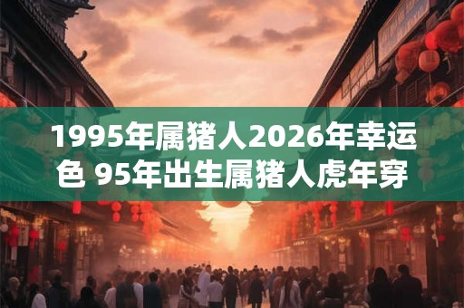 1995年属猪人2026年幸运色 95年出生属猪人虎年穿什么颜色衣服好