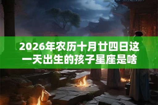 2026年农历十月廿四日这一天出生的孩子星座是啥