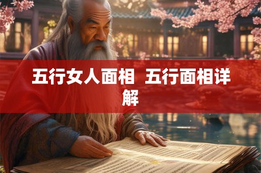 五行女人面相  五行面相详解