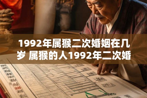 1992年属猴二次婚姻在几岁 属猴的人1992年二次婚姻时一般在几岁结婚呢