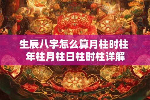 生辰八字怎么算月柱时柱 年柱月柱日柱时柱详解