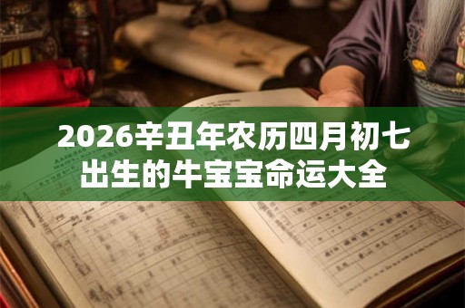 2026辛丑年农历四月初七出生的牛宝宝命运大全