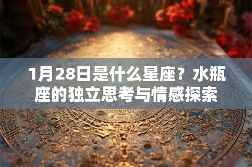 1月28日是什么星座?水瓶座的独立思考与情感探索 1月28日是什么星座?水瓶座的独立思考与情感探索