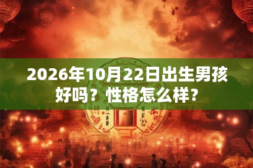 2026年10月22日出生男孩好吗?性格怎么样? 2026年10月22日出生男孩好吗?性格怎么样?