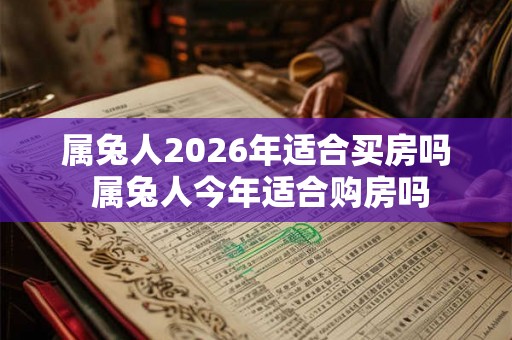 属兔人2026年适合买房吗 属兔人今年适合购房吗 属兔人2026年适合买房吗 属兔人今年适合购房吗