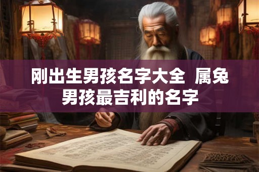 刚出生男孩名字大全  属兔男孩最吉利的名字