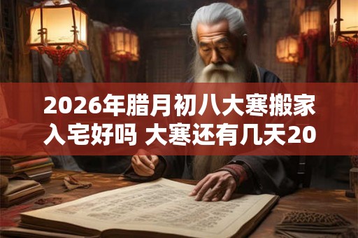 2026年腊月初八大寒搬家入宅好吗 大寒还有几天2026 2026年腊月初八大寒搬家入宅好吗 大寒还有几天2026