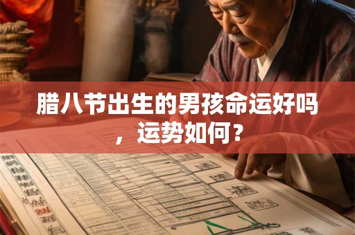 腊八节出生的男孩命运好吗，运势如何？