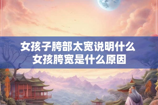 女孩子胯部太宽说明什么 女孩胯宽是什么原因