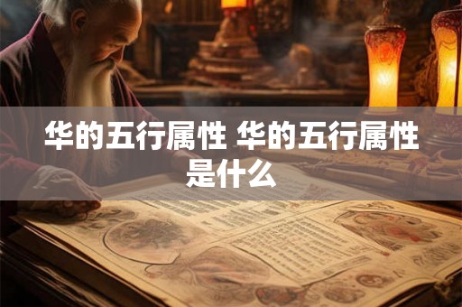 华的五行属性 华的五行属性是什么