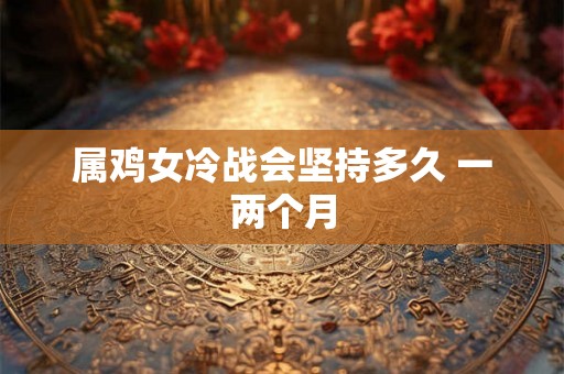 属鸡女冷战会坚持多久 一两个月