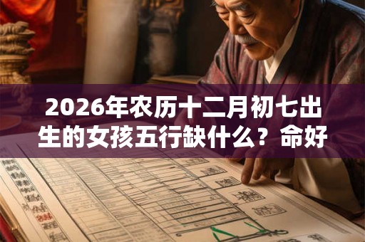2026年农历十二月初七出生的女孩五行缺什么？命好吗？
