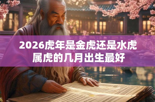 2026虎年是金虎还是水虎 属虎的几月出生最好