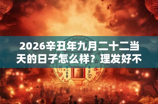 2026辛丑年九月二十二当天的日子怎么样?理发好不好? 2026辛丑年九月二十二当天的日子怎么样?理发好不好?
