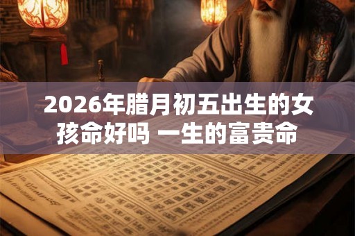 2026年腊月初五出生的女孩命好吗 一生的富贵命