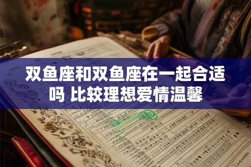 双鱼座和双鱼座在一起合适吗 比较理想爱情温馨