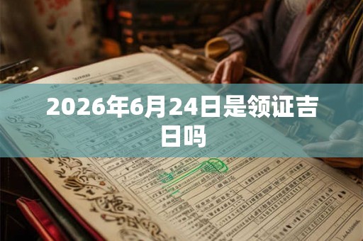 2026年6月24日是领证吉日吗 2026年6月24日是领证吉日吗