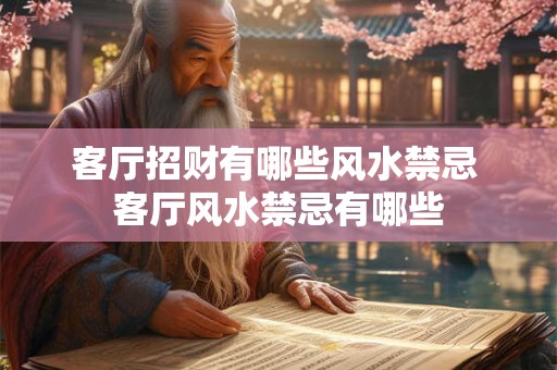 客厅招财有哪些风水禁忌 客厅风水禁忌有哪些
