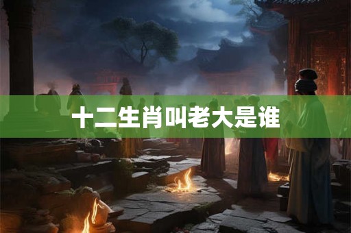 十二生肖叫老大是谁