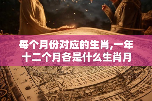 每个月份对应的生肖,一年十二个月各是什么生肖月