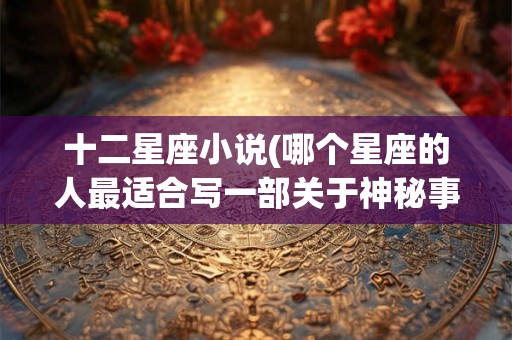 十二星座小说(哪个星座的人最适合写一部关于神秘事件的小说)