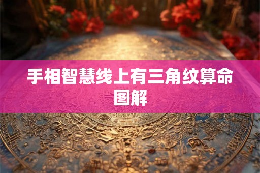 手相智慧线上有三角纹算命图解