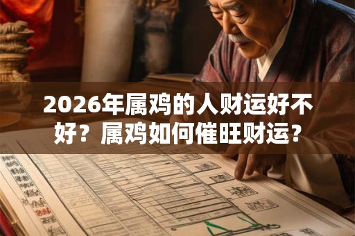 2026年属鸡的人财运好不好？属鸡如何催旺财运？